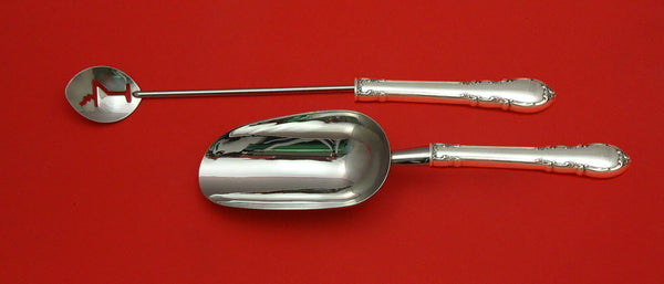 Modern Victorian by Lunt Sterling Silver Bar Set 2pc HHWS Custom Made