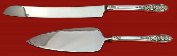 Crown Princess by International Sterling Silver Wedding Cake Set 2pc Custom