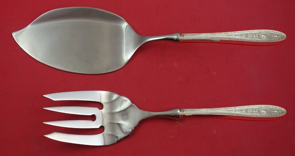 Wedgwood by International Sterling Silver Salmon Serving Set Fish Custom Made