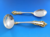 Medici Golden Accent by Gorham Sterling Silver Flatware Set 12 Service 66 Pieces