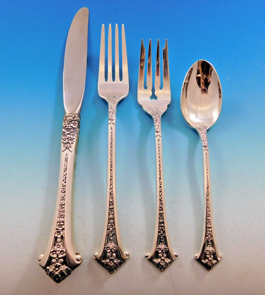 Classic Bouquet by Gorham Sterling Silver Flatware Set for 8 Service 32 Pieces