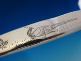Tiffany & Co. Sterling Silver Berry Spoon HH AS Shell Bowl BC w/Gourds Vine Bird