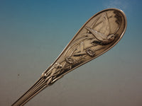 Japanese by Tiffany and Co Sterling Silver Pap Invalid Spoon 7" in original box