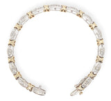 10k Gold 1.40 Carat TW Genuine Natural Diamond Tennis Bracelet 7 1/8" (#J7039)