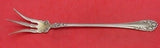 Rose by Wallace Sterling Silver Lettuce Fork Gold Washed 8 1/2"