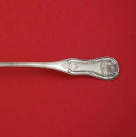 King by Jones, Low and Ball Coin Silver Soup Ladle 11 3/4" Serving