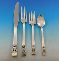 Coronation by Community Silverplate Vintage Flatware Set for 12 Service 63 Pcs