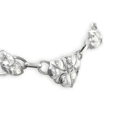 Sterling Kalo Leaf Necklace Handwrought Jewelry by Bjarne Axness (#J6827)