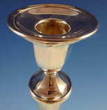 CJ Vander English Sterling Silver Candlestick 10" X 4 5/8" Weighted (#1269)