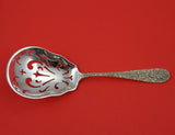 Rose by Stieff Sterling Silver Ice Spoon Fancy Pierced 8" Serving Heirloom