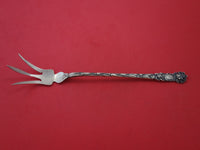 Bridal Rose By Alvin Sterling Silver Lettuce Fork Not Pierced 9" Serving