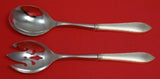 Feather Edge by Tiffany and Co Sterling Silver Salad Serving Set Pcd 2pc Custom