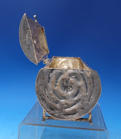 Italian Sterling Silver Box in Log Form w/Applied Branch Handle Feet (#7456)