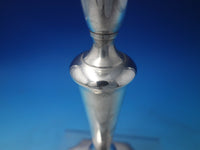 Shreve Sterling Silver Candlestick Pair Colonial Style 8 3/4" (#6149)