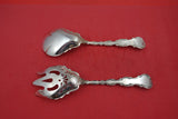 Strasbourg by Gorham Sterling Silver Salad Serving Set w/applied lacing 8 3/4"