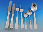 Uppsala by Mema Swedish 830 Silver Flatware Set Service 96 pc Beaded Eric Lofman