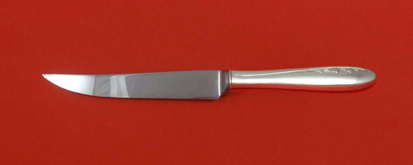 Spring Serenade by Lunt Sterling Silver Steak Knife Serrated HHWS Custom 8 1/2"