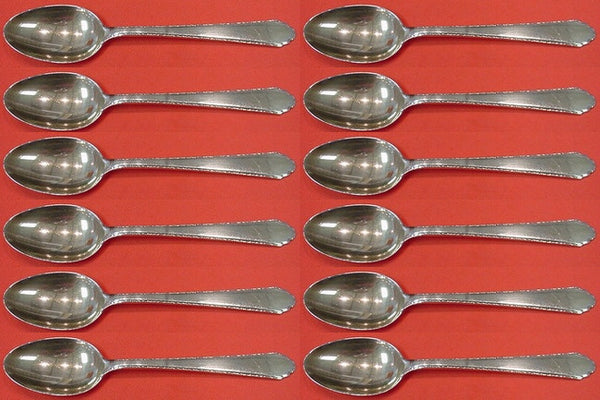 William and Mary by Lunt Sterling Silver Teaspoon Set 12 pieces 6"