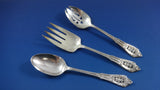 Rose Point by Wallace Sterling Silver Flatware Set 12 Service 60 Pcs Dinner Size