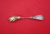 Grecian by Whiting-Hebbard Sterling Silver Sugar Spoon Shell Stippled Finish 6"