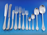 Trifid by Crichton English Sterling Silver Flatware Set 66 pieces Service for 6