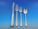 William & Mary by Lunt Sterling Silver Flatware Set Place Size Service 37 Pcs