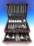 Vision by International Sterling Silver Flatware Set Service 95 Pieces Modern