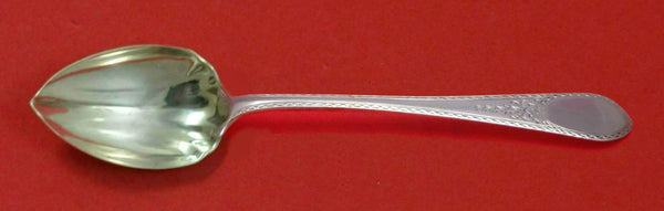Early American Engraved by Lunt Sterling Silver Grapefruit Spoon Fluted Custom