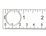 18k White Gold Wedding Band Ring Dated 1929 Size 9.25 Jewelry (#J7280)