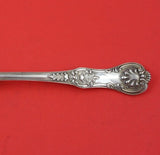 Queens by George Adams English Sterling Silver Dinner Fork w/Oyster Shell 8 1/4"