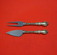 Du Barry by International Sterling Silver Hard Cheese Serving Set 2pc Custom