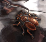 Shiebler Sterling Silver Tea Set Cabbage Mixed Metals Aesthetic 3pc #452 (#5673)