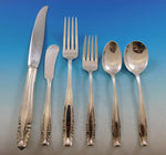 Stradivari by Wallace Sterling Silver Flatware Set for 12 Service 74 Pcs Dinner