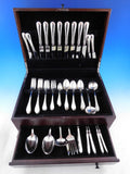 Hannah Hull by Tuttle Sterling Silver Flatware Set 8 Service 69 pcs dated 1933