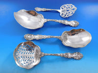 Imperial Chrysanthemum Gorham Sterling Silver Flatware Set for 8 Service 168 Pcs