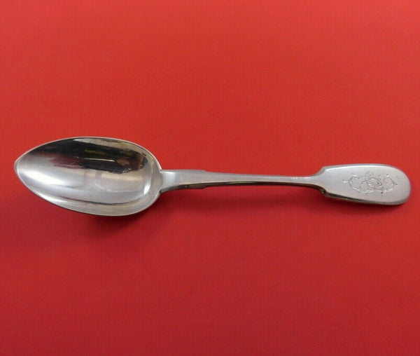 Russian Sterling Silver Dessert Spoon (St. Petersburg) 7" Circa 1899-1908