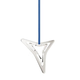 2021 Georg Jensen Christmas Holiday Ornament Three Point Star Silver - Vtg NOS