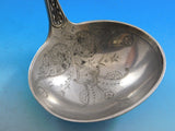 Duchess by Seymour Sterling Silver Soup Ladle Bright-Cut Super Heavy 12"