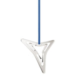 2021 Georg Jensen Christmas Holiday Ornament Three Point Star Silver - Vtg NOS