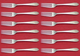 Faneuil by Tiffany and Co Sterling Silver Regular Fork Set of 12 pcs 7 1/8"