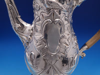 Irish Dublin 1775 Sterling Silver Coffee Pot Swans Birds Swags (#8390)