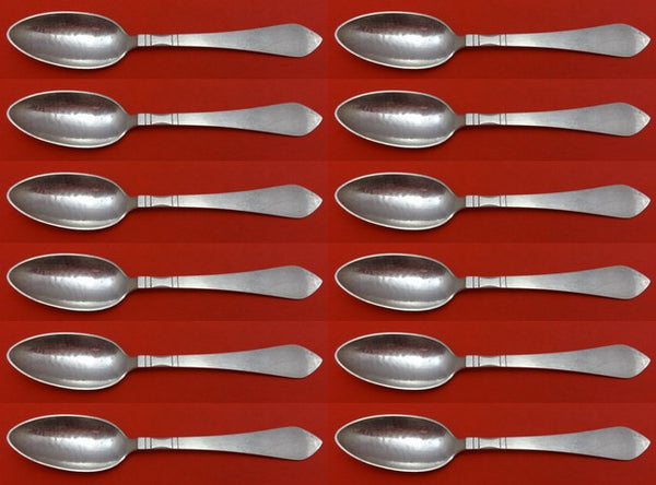 Continental by Georg Jensen Sterling Silver Grapefruit Spoon Set of 12pcs 5 7/8"