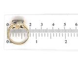 10k Gold Ring with 3.01ct Genuine Natural Gold Vein Quartz Size 6.5 (#J7210)