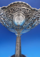 Derby Silver Co Silverplate Centerpiece Bowl Raised #1264 Winged Cherubs (#8490)