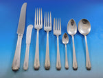 Rhythm by Wallace Sterling Silver Flatware Service Dinner Set 79 pcs B Monogram