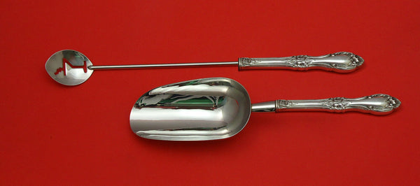 Wild Rose by International Sterling Silver Bar Set 2pc HHWS Custom Made