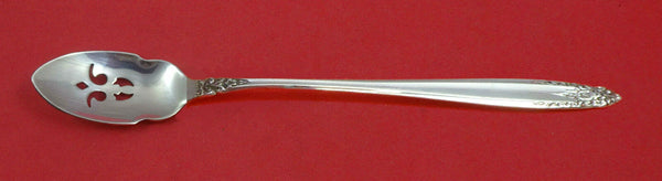 Prelude By International Sterling Silver Olive Spoon Pierced Long 7 1/4" Custom