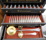 Model #150 by Bruckmann Sohn 800 Silver Flatware Set Service 175 pcs in Orig box