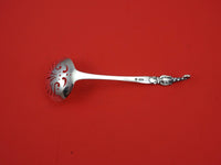 Dansk Guldsmedes Sterling Silver Sugar Sifter w/ leaf & berry handle 5 7/8"