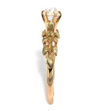 Victorian 14k Yellow Gold .60ct Genuine Natural Diamond Ring GIA Report (#J7498)